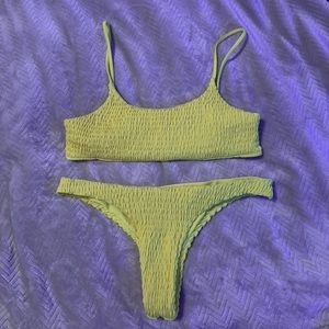 yellow zaful bikini